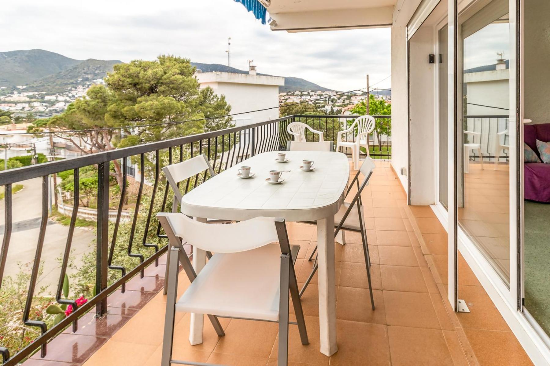 Carboneras 45 Apartamento Con Terraza Girona Exterior foto